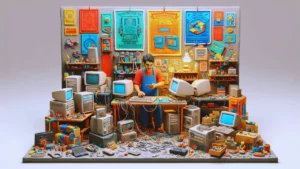 modern technology poster making